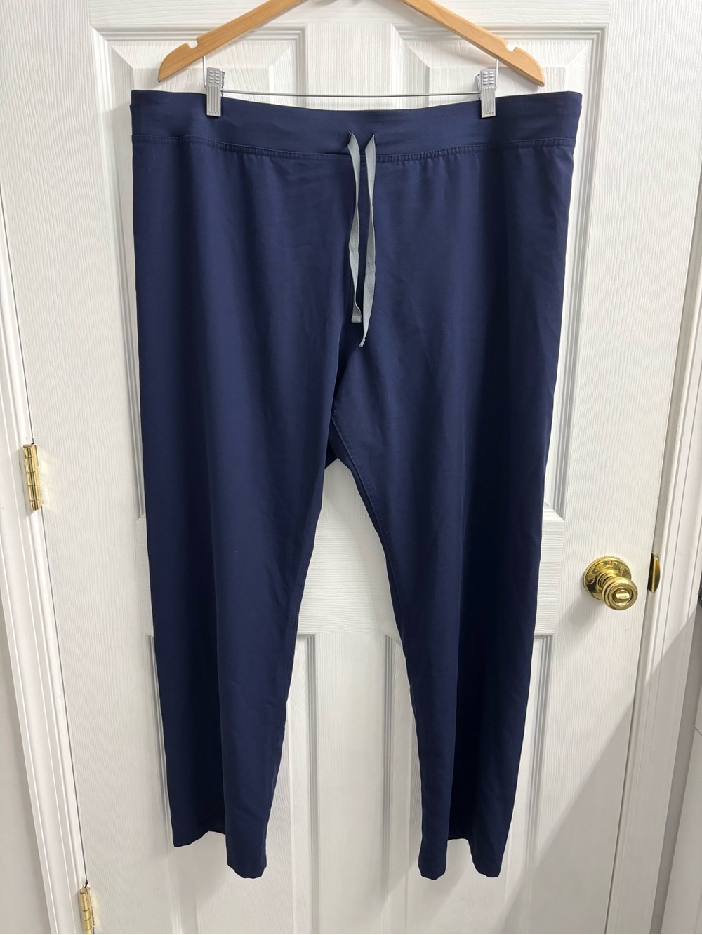 Figs Livingston Scrub Pants Straight Leg Women’s XXL Navy Blue